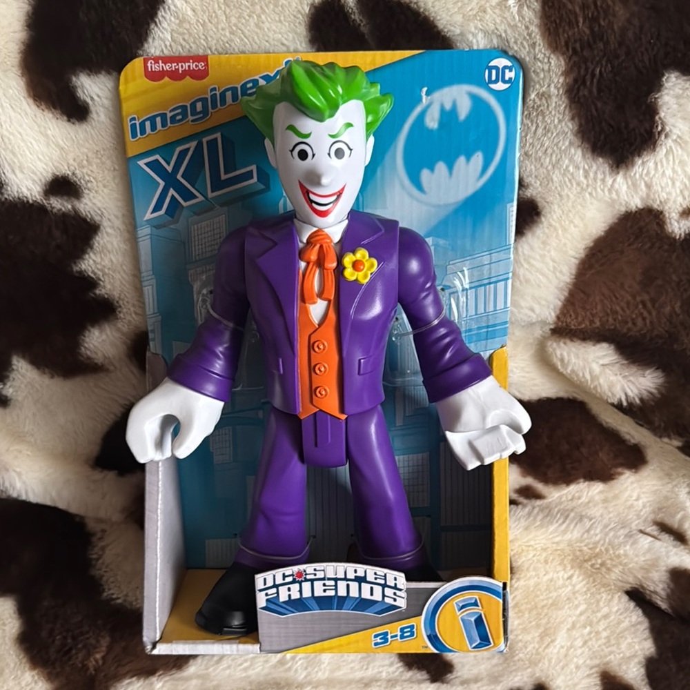 Fisher-Price Imaginext Joker Action Figure Purple and Orange